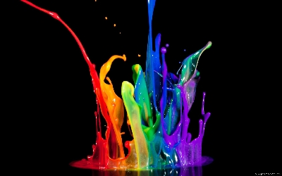 colors splash background